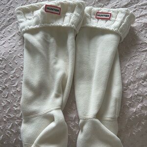 Hunter Cream Boot Socks